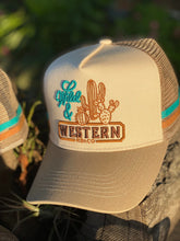 Load image into Gallery viewer, Rare Breed N Co - Nebo Cactus - Creams/Brown Trucker Cap-Wild &amp; Western