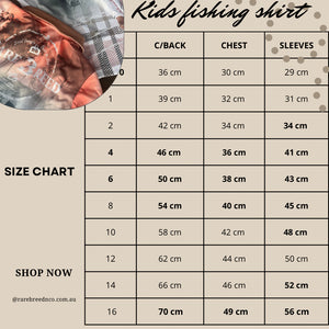 Rare Breed N Co - Bnando Flame KIDS Fishing Shirt - Pale pink plaid/white