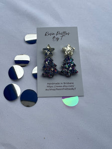 Resin Christmas Tree Dangles (3)