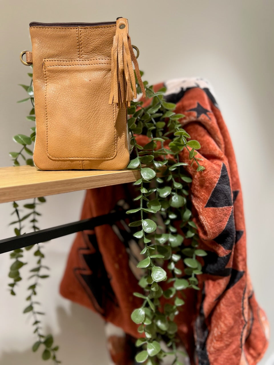 Emily Phone Bag/Crossbody Pouch - 8 Tan