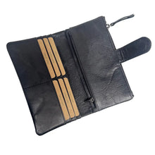 Load image into Gallery viewer, Lynette Leather Ladies Wallet GW2250BLK