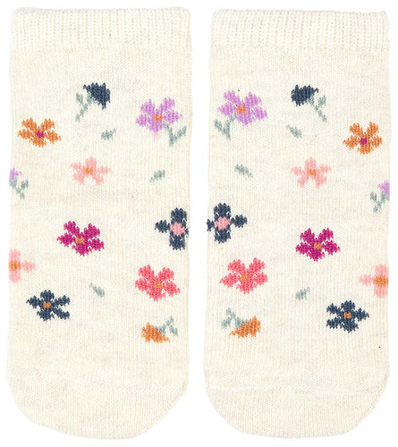 Organic Baby Socks Ankle Wild Flowers