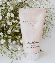 Load image into Gallery viewer, PEPPERMINT GROVE FRESSIA &amp; BERRIES HAND CREAM TUBE 75 ml