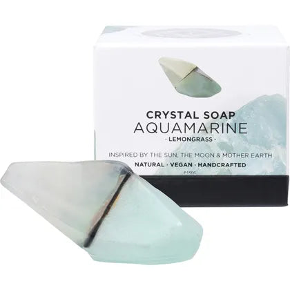 SUMMER SALT BODY Crystal Soap Aquamarine Lemongrass 150g