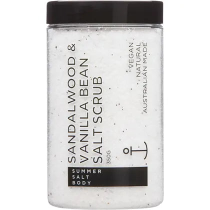 SUMMER SALT BODY Salt Scrub Sandalwood & Vanilla Bean 350g