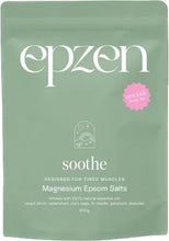 Load image into Gallery viewer, EPZEN Magnesium Epsom Salts Soothe 900g