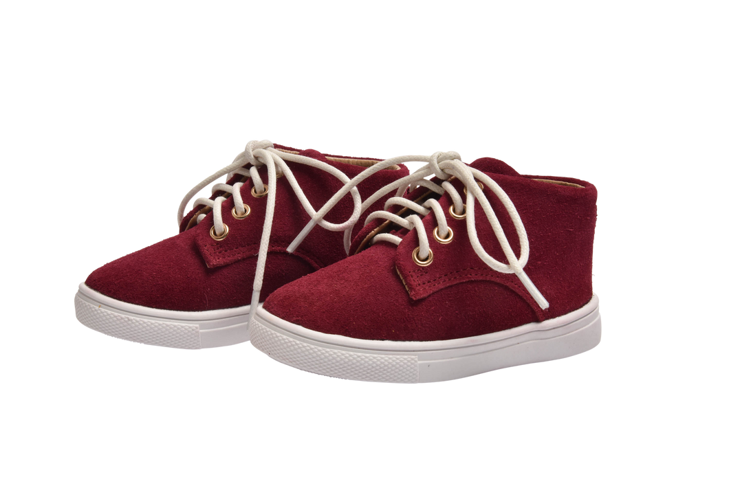 Wildchase Gelato Sneakers - 100% Suede Leather - Maroon