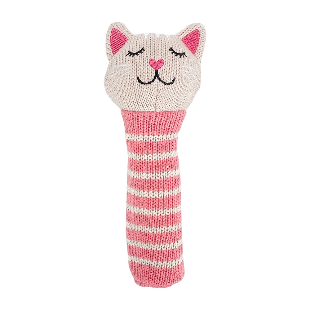 Hand Rattle – Knit – Kitten