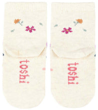 Load image into Gallery viewer, Organic Baby Socks Ankle Wild Flowers