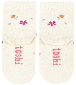 Organic Baby Socks Ankle Wild Flowers