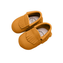 Load image into Gallery viewer, Wildchase Frill Moccasins - 100% Leather - Mustard