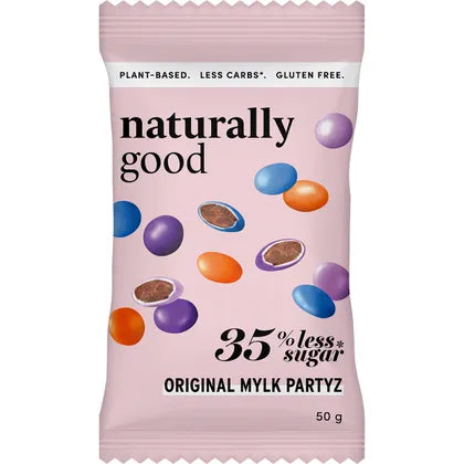 NATURALLY GOOD Original Mylk Partyz 35% less sugar 50g