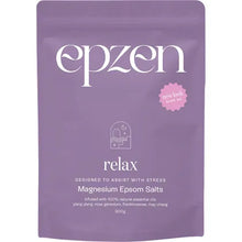 Load image into Gallery viewer, EPZEN Magnesium Epsom Salts Relax 900g