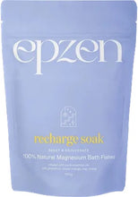 Load image into Gallery viewer, EPZEN Magnesium Bath Flakes Recharge Soak 500g