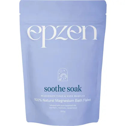 EPZEN Magnesium Bath Flakes Soothe Soak 500g