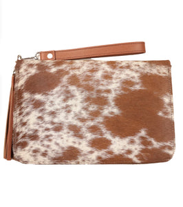 JODIE LARGE COWHIDE LEATHER PURSE 044