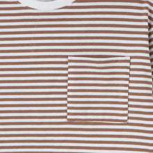 Load image into Gallery viewer, HARVEY L/S STRIPE T-SHIRT - MOCHA