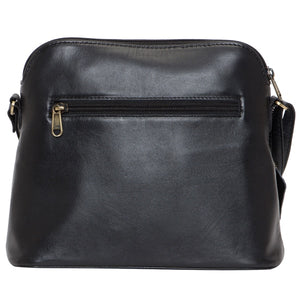 Front Zipper Cowhide Sling Bag – Finland WH (WH70069)