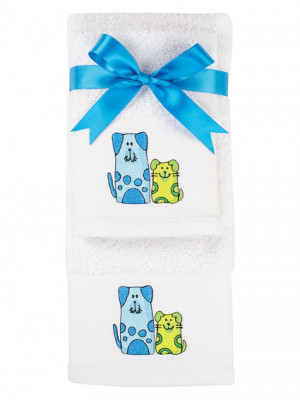 Dogs Hand Towel Set