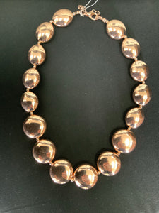 ROSE GOLD DISC NECKLACE