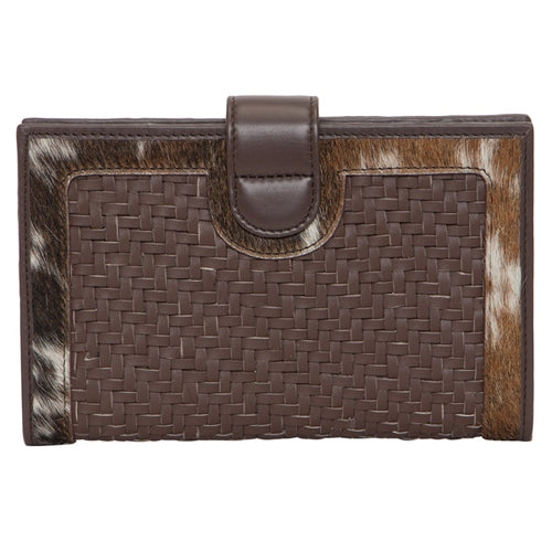Ladies Woven Cowhide Wallet – Los Angeles WH (WH70014)