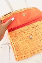 Load image into Gallery viewer, Positano Clutch - Tangerine