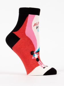 I ALREADY KNEW THAT ANKLE SOCKS