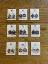 Load image into Gallery viewer, ROUND DROP HAIRON EARRINGS – SUDAN