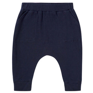 NOAH WAFFLE TRACKPANTS - NAVY