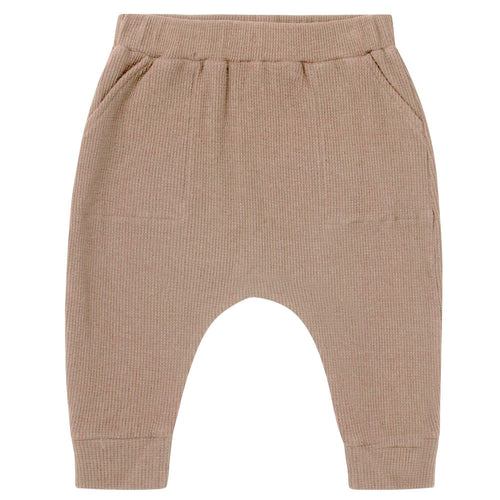 NOAH WAFFLE TRACKPANTS - LATTE