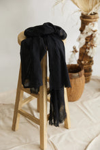 Load image into Gallery viewer, Scarf ~ French Riviera ~ Black