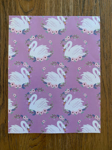 Wrapping Paper - Swans (E4453)
