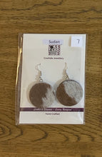 Load image into Gallery viewer, ROUND DROP HAIRON EARRINGS – SUDAN