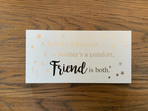 Friend Sentiment Block