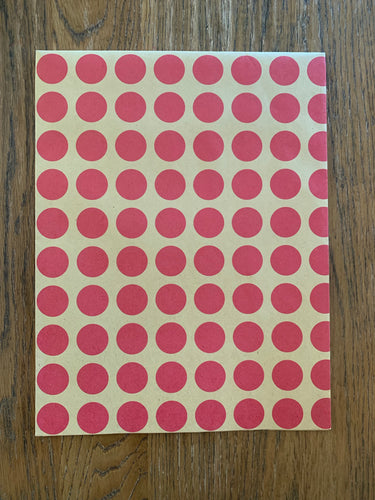 Wrapping Paper - Red Spot (E1316)