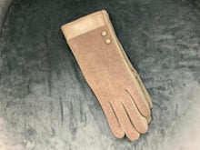 Load image into Gallery viewer, IVYS - Two button Faux leather strip gloves