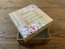 Load image into Gallery viewer, Timber Trinket Box - Mum