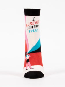 I ALREADY KNEW THAT ANKLE SOCKS