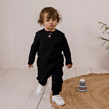 Load image into Gallery viewer, NOAH WAFFLE HENLEY TOP - NAVY