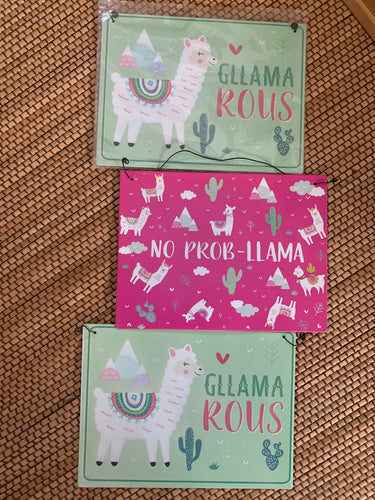 Llama Signs