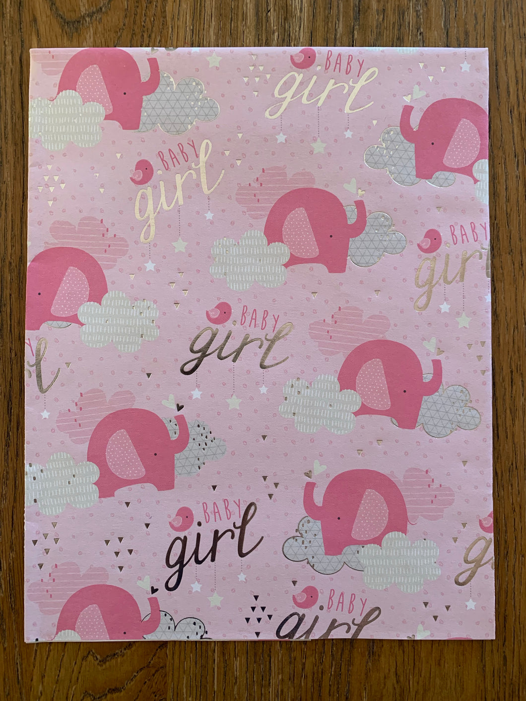 Wrapping Paper - Baby Girl (E3881)