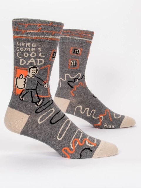 HERE COMES COOL DAD - CREW SOCKS