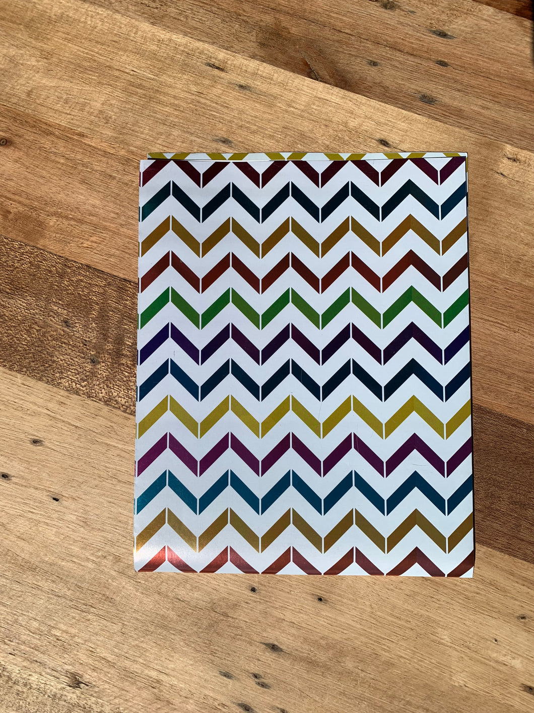 Wrapping Paper - Zig Zag Multi Foil ( E1321)