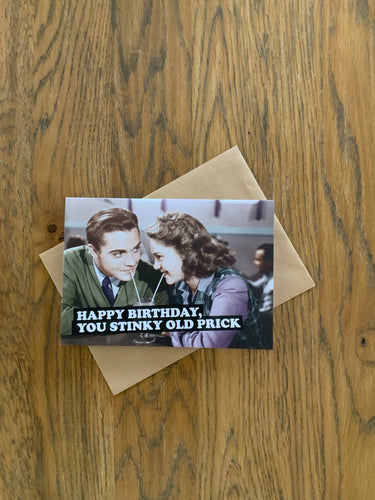 GREETING CARD - STINKY OLD P***K