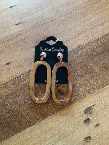 Jen Johnston - Oval Dangle Earrings