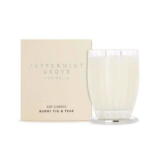 PEPPERMINT GROVE - BURNT FIG & PEAR CANDLE 350g