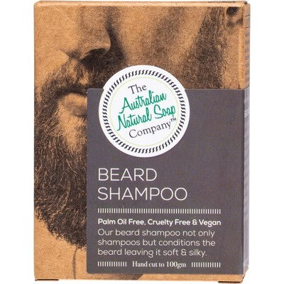 THE AUSTRALIAN NATURAL SOAP CO Beard Shampoo Bar 100g