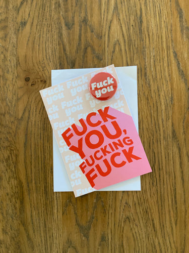 GREETING CARD - F**K YOU
