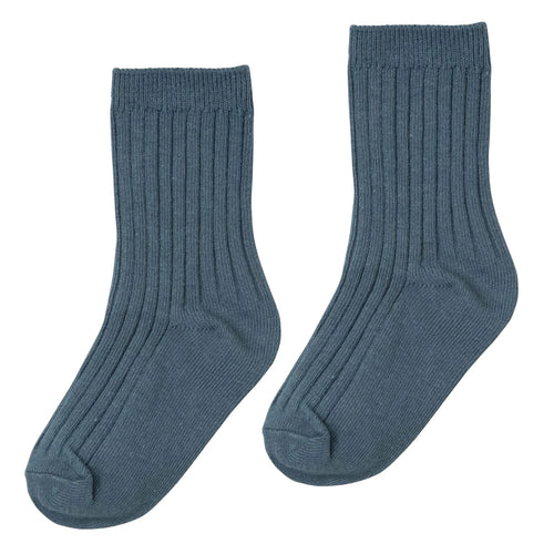 RIB CREW SOCKS - INDIGO