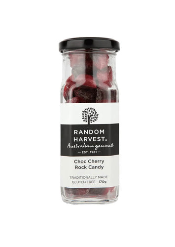Choc Cherry Rock Candy 170g